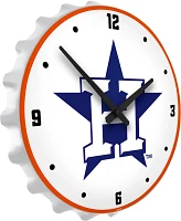 The Fan-Brand Houston Astros Logo Bottle Cap Lighted Wall Clock                                                                 