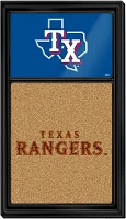 The Fan-Brand Texas Rangers Dual Logo Cork Note Board                                                                           