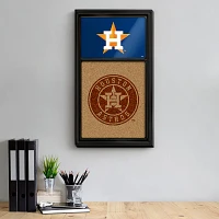 The Fan-Brand Houston Astros Dual Logo Cork Note Board                                                                          