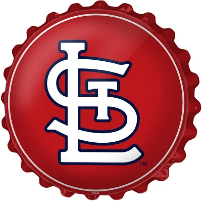 The Fan-Brand St. Louis Cardinals Logo Bottle Cap Wall Sign                                                                     