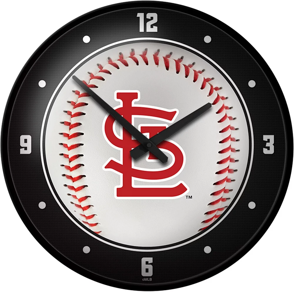 The Fan-Brand St. Louis Cardinals Baseball Modern Disc Wall Clock                                                               