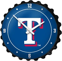 The Fan-Brand Texas Rangers Logo Bottle Cap Wall Clock                                                                          