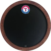 The Fan-Brand Texas Rangers Chalkboard Faux Barrel Top Sign                                                                     
