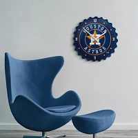 The Fan-Brand Houston Astros Bottle Cap Wall Clock                                                                              