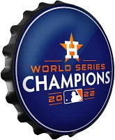 The Fan-Brand Houston Astros World Series Champs Bottle Cap Wall Sign                                                           