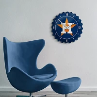 The Fan-Brand Houston Astros Logo Bottle Cap Wall Clock                                                                         