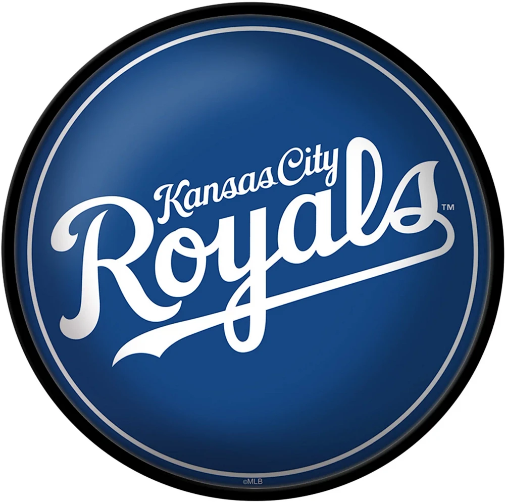 The Fan-Brand Kansas City Royals Wordmark Modern Disc Wall Sign                                                                 