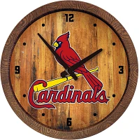 The Fan-Brand St. Louis Cardinals Faux Barrel Top Wall Clock