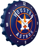 The Fan-Brand Houston Astros Bottle Cap Wall Clock                                                                              