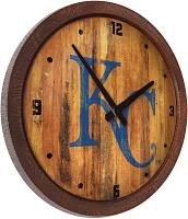 The Fan-Brand Kansas City Royals Faux Barrel Top Wall Clock