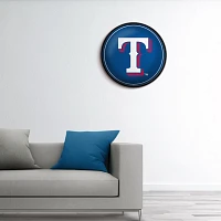 The Fan-Brand Texas Rangers Logo Modern Disc Wall Sign                                                                          