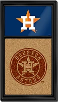 The Fan-Brand Houston Astros Dual Logo Cork Note Board                                                                          