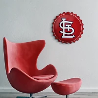 The Fan-Brand St. Louis Cardinals Logo Bottle Cap Wall Sign                                                                     