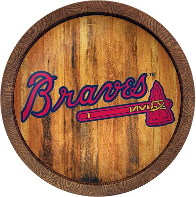 The Fan-Brand Atlanta Braves Faux Barrel Top Sign                                                                               