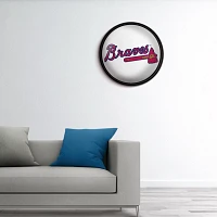 The Fan-Brand Atlanta Braves Logo Modern Disc Wall Sign                                                                         