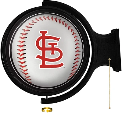 The Fan-Brand St. Louis Cardinals Baseball Original Rotating Lighted Wall Sign                                                  