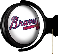 The Fan-Brand Atlanta Braves Logo Original Rotating Lighted Wall Sign                                                           