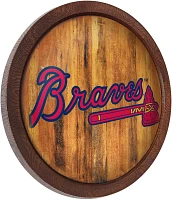 The Fan-Brand Atlanta Braves Faux Barrel Top Sign                                                                               