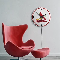 The Fan-Brand St. Louis Cardinals Bottle Cap Lighted Wall Clock                                                                 