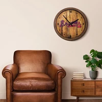 The Fan-Brand Atlanta Braves Faux Barrel Top Wall Clock