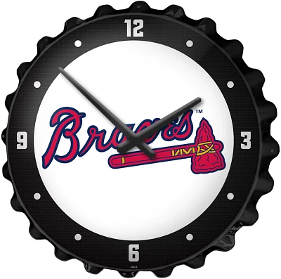 The Fan-Brand Atlanta Braves Bottle Cap Wall Clock                                                                              