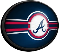 The Fan-Brand Atlanta Braves Logo Oval Slimline Lighted Wall Sign                                                               