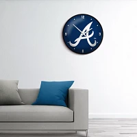 The Fan-Brand Atlanta Braves Alternate Logo Modern Disc Wall Clock                                                              