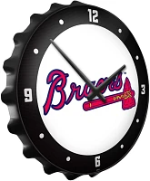 The Fan-Brand Atlanta Braves Bottle Cap Wall Clock                                                                              