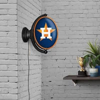 The Fan-Brand Houston Astros Original Oval Rotating Lighted Wall Sign                                                           