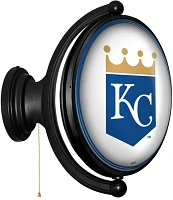 The Fan-Brand Kansas City Royals Original Oval Rotating Lighted Wall Sign                                                       