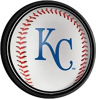 The Fan-Brand Kansas City Royals Baseball Round Slimline Lighted Wall Sign                                                      