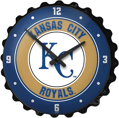 The Fan-Brand Kansas City Royals Bottle Cap Wall Clock                                                                          