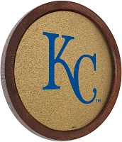 The Fan-Brand Kansas City Royals Faux Barrel Framed Cork Board