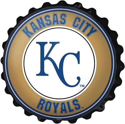 The Fan-Brand Kansas City Royals Bottle Cap Wall Sign                                                                           