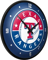 The Fan-Brand Texas Rangers Modern Disc Wall Clock                                                                              