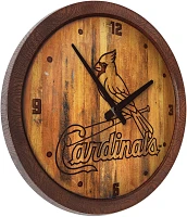The Fan-Brand St. Louis Cardinals Branded Faux Barrel Top Wall Clock                                                            