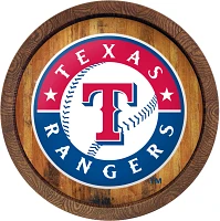 The Fan-Brand Texas Rangers Faux Barrel Top Sign