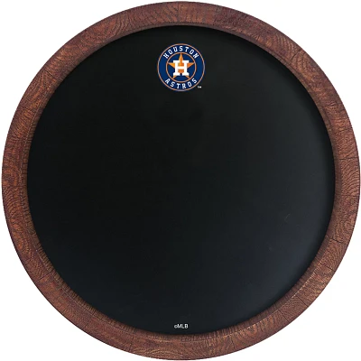 The Fan-Brand Houston Astros Logo Chalkboard Faux Barrel Top Sign                                                               