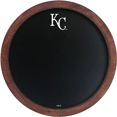 The Fan-Brand Kansas City Royals Logo Chalkboard Faux Barrel Top Sign                                                           
