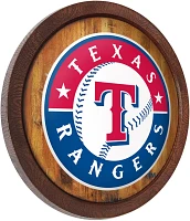 The Fan-Brand Texas Rangers Faux Barrel Top Sign