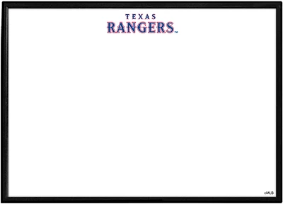 The Fan-Brand Texas Rangers Wordmark Framed Dry Erase Wall Sign                                                                 