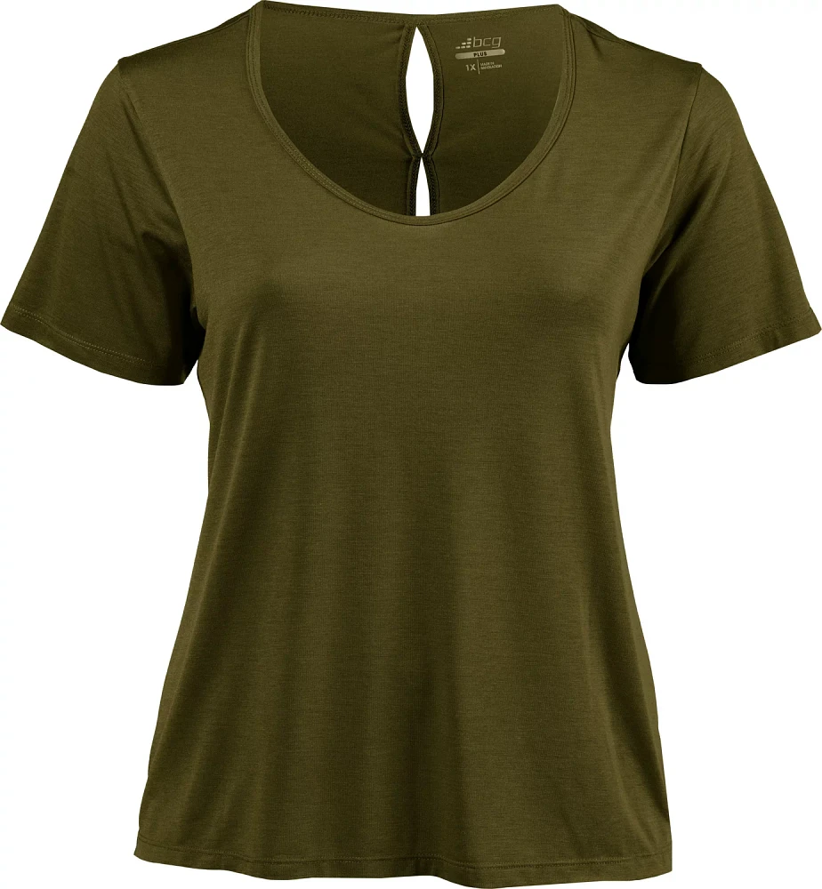 BCG Women's Slit Back Plus T-shirt