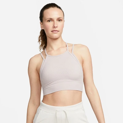 Nike Women’s Dri-FIT Indy Strappy Longline Light-Support Padded Sports Bra