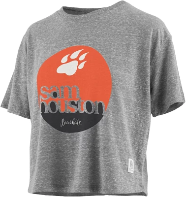 Three Square Women's Sam Houston State University Knobi Jasper Stanwick Cropped T-shirt