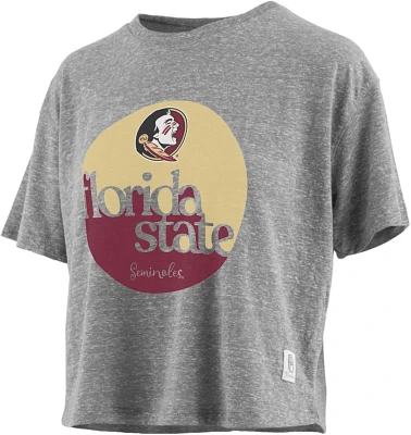 Three Square Women's Florida State University Knobi Jasper Stanwick Cropped T-shirt