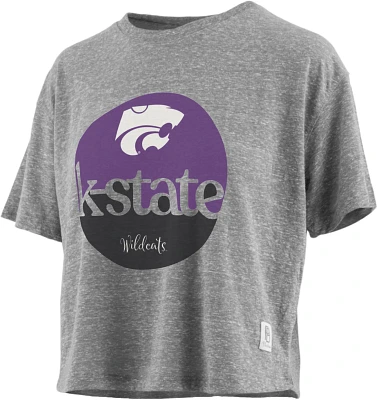 Three Square Women's Kansas State University Knobi Jasper Stanwick Cropped T-shirt