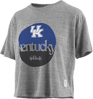 Three Square Women's University of Kentucky Knobi Jasper Stanwick Cropped T-shirt