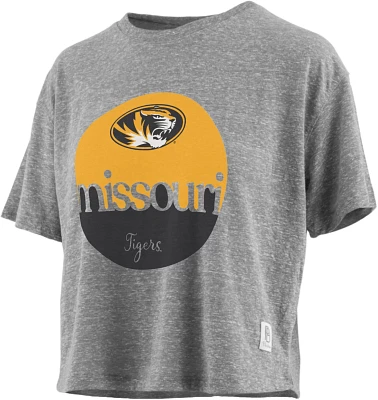 Three Square Women's University of Missouri Knobi Jasper Stanwick Cropped T-shirt
