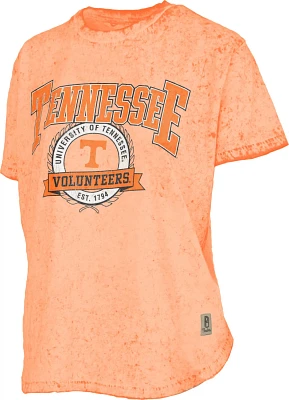 Three Square Women's University of Tennessee Sun Washed Gibraltar Cropped T-shirt