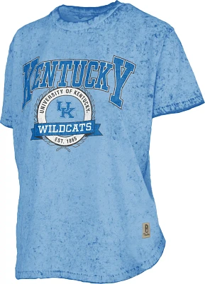 Three Square Women's University of Kentucky Sun Washed Gibraltar Cropped T-shirt